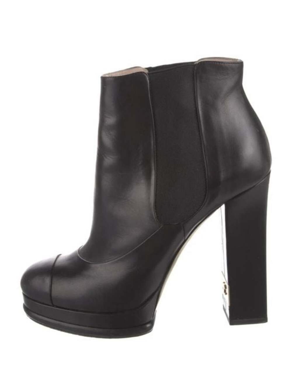 CHANEL CHELSEA PLATFORM BOOTS